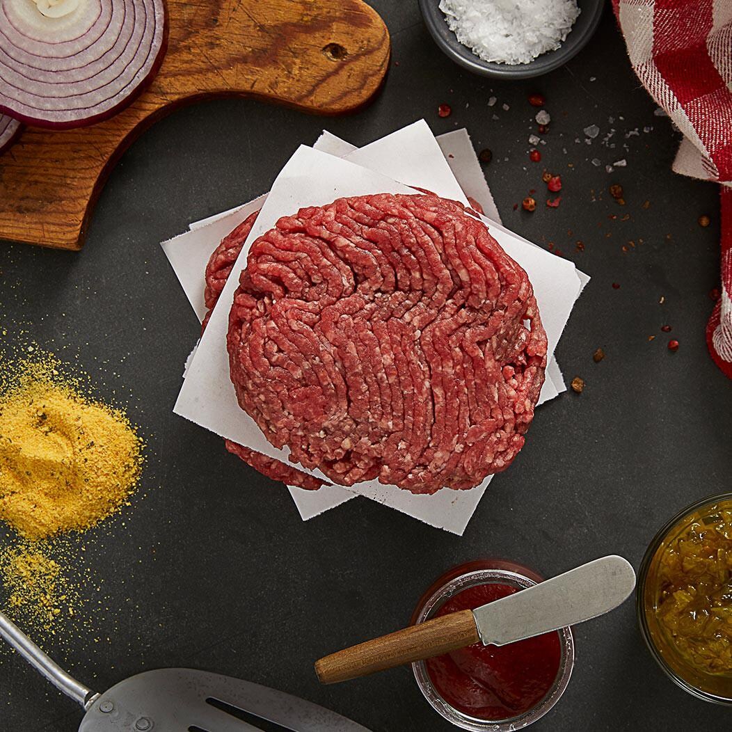 Rastellis - RS40 - USDA Organic Grass-Fed Steaks & Burgers Plan - USDA Organic Grass-Fed Steak Craft Burgers thumbnail