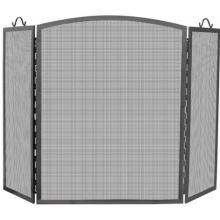 UniFlame 56-Inch 3 Fold Olde World Iron Fireplace Screen With Handles - S-1172 image