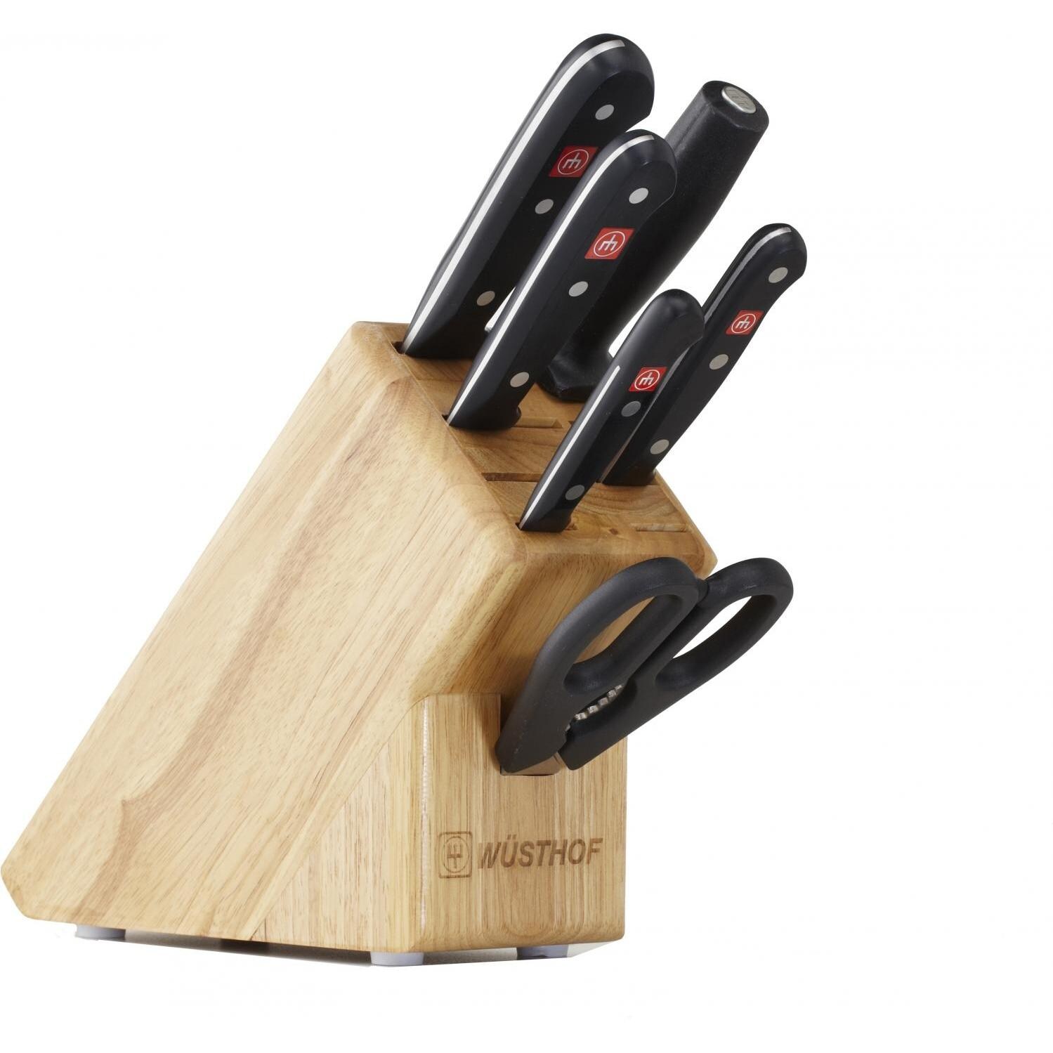 Wusthof Gourmet 7-Piece Knife Block Set - Natural thumbnail