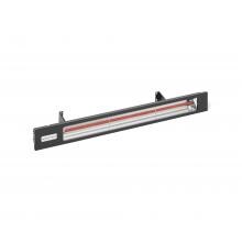 Infratech Slimline Series 29 1/2-Inch 1600W Single Element Electric Infrared Patio Heater - 120V - Matte Black - SL1612BL