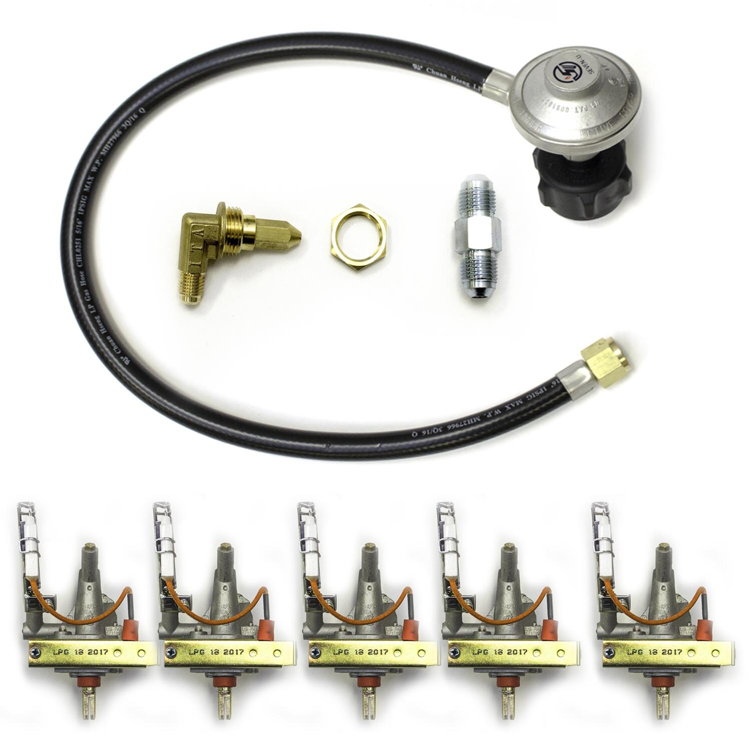 Lion Conversion Kit For 40-Inch 5-Burner Gas Grills - Natural Gas to Propane - 47824