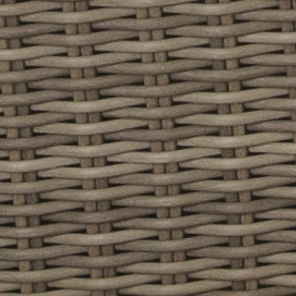 Coronado 3 Piece Wicker Patio Sectional Set W/ Sunbrella Canvas Flax Cushions By Sunset West -Wicker - Detail thumbnail