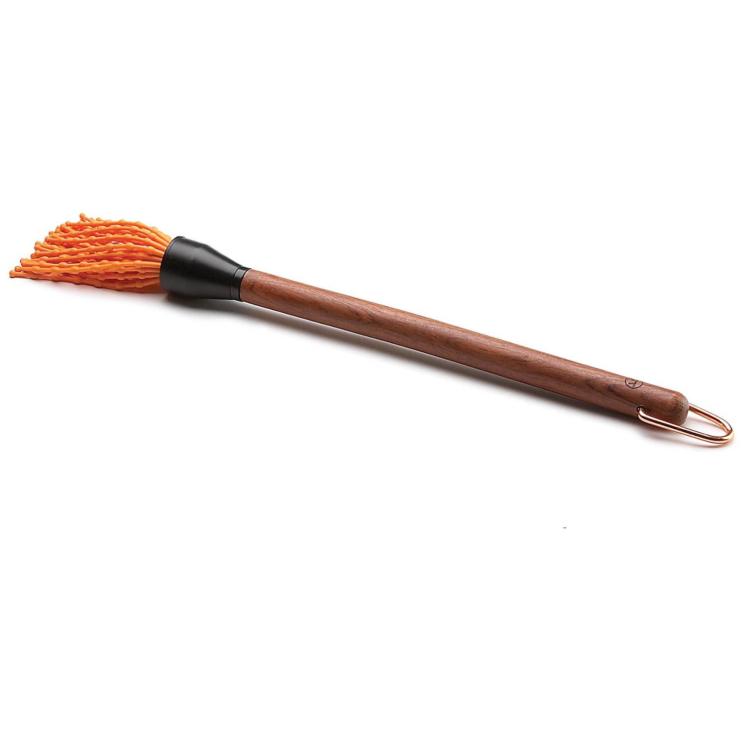 Outset Rosewood 15-Inch Silicone Basting Sop Mop With Removable Twist-off Head - Full View thumbnail