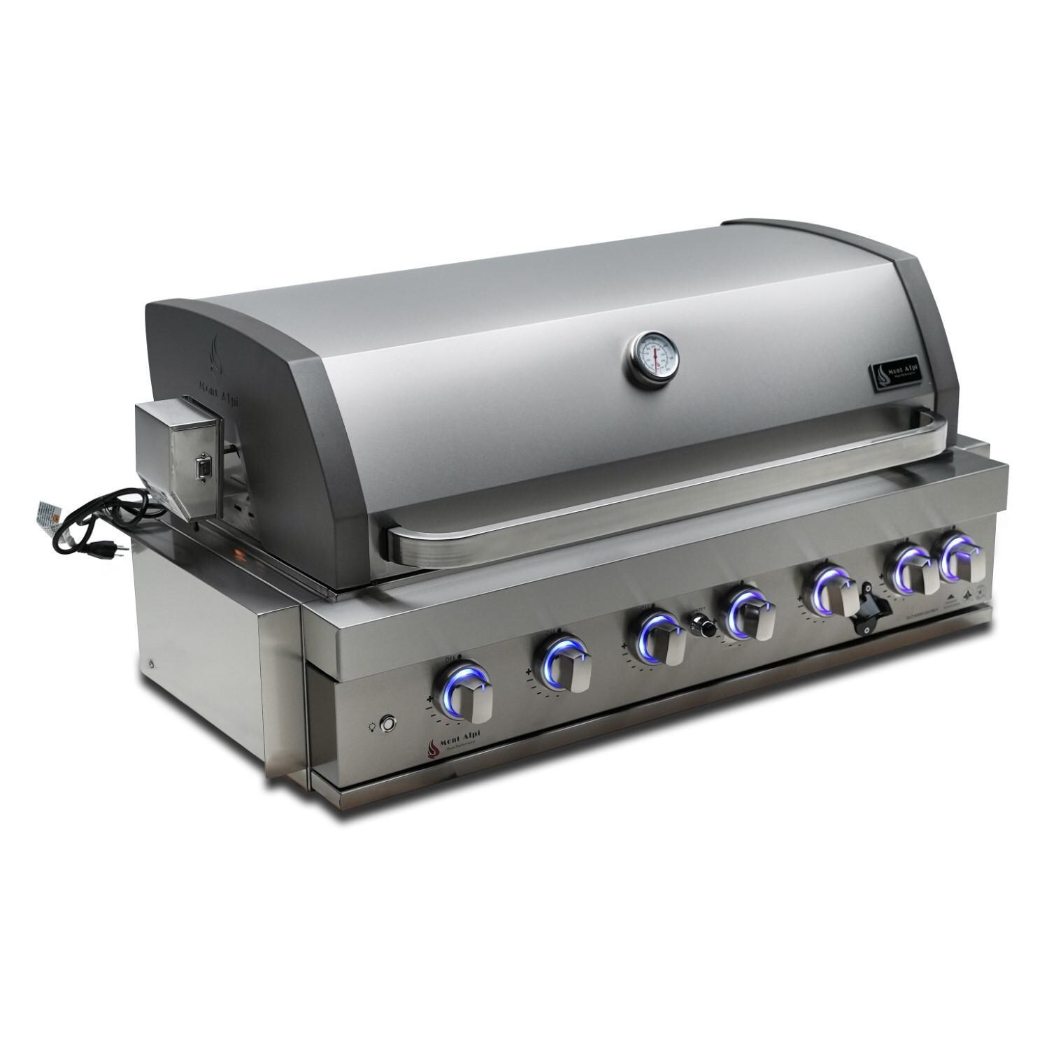 Mont Alpi - MABi805 - 44-Inch Built-In Propane Gas Grill - Left - White Background thumbnail