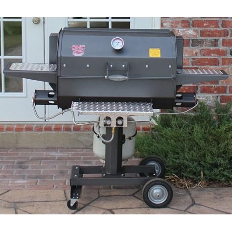 Smokin Cajun 30-Inch Propane Gas Grill On Cart - Outside (Propane Tank Not Included) thumbnail