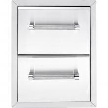 KitchenAid 18-Inch Stainless Steel Double Access Drawer - Large Drawers - 780-0016 image