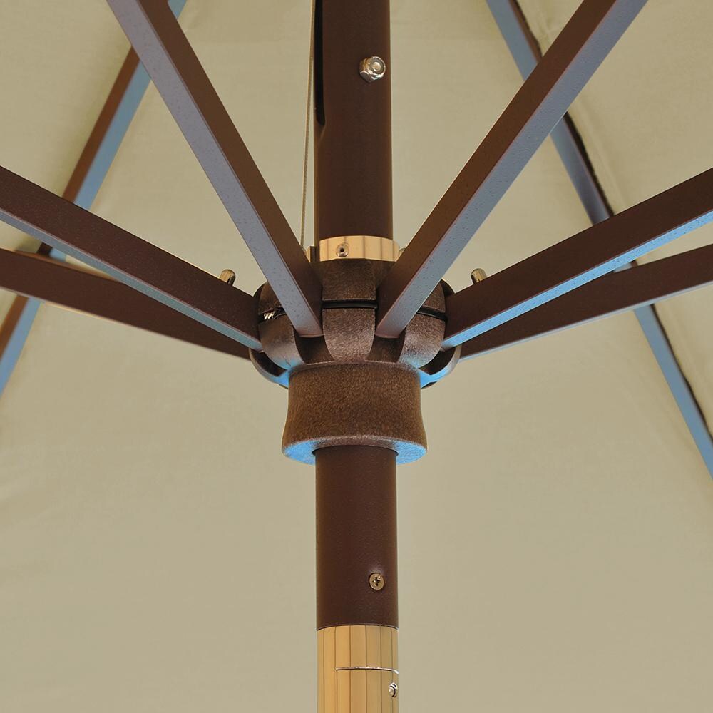 Galtech 11 Ft. Octagonal Patio Umbrella W/ Crank Lift - Hub Detail