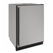 U-Line 24-Inch 5.6 Cu. Ft. Outdoor Rated Kegerator - Stainless Steel - U-1224KEGRSOD-00A image