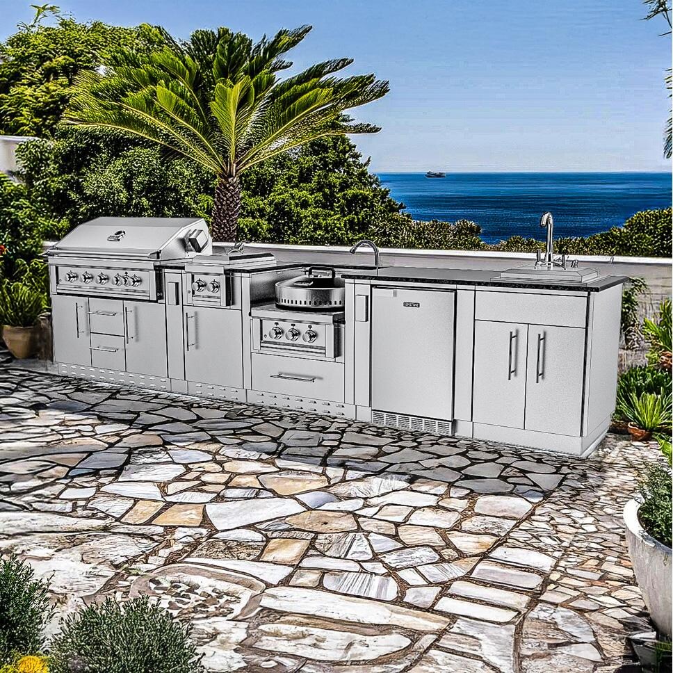 Sink New Age Bbq Island Outdoor Kitchen Stainless Steel Piece