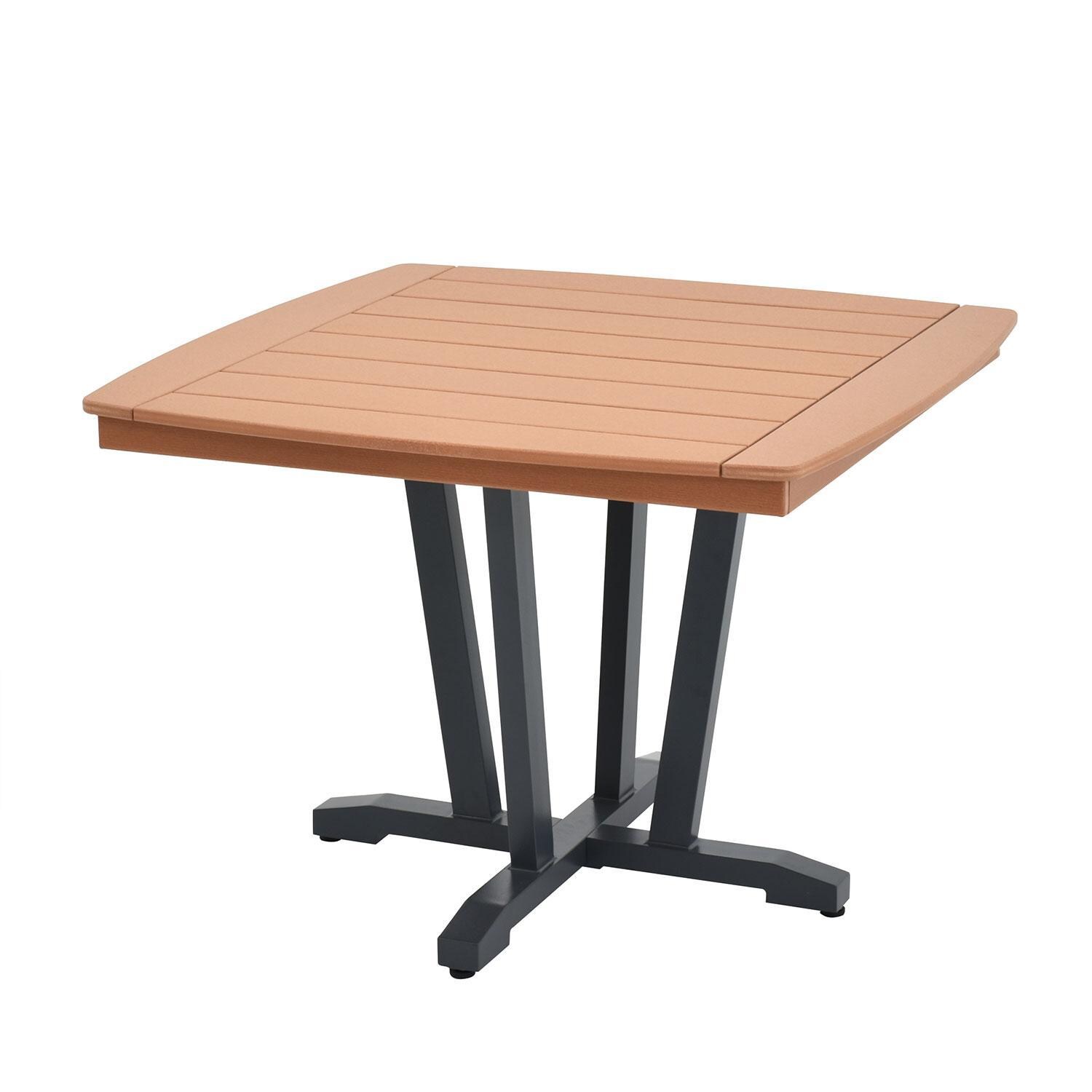 Sabine Landing 42 Inch Polyresin Dining Table by Lakeview Outdoor Designs