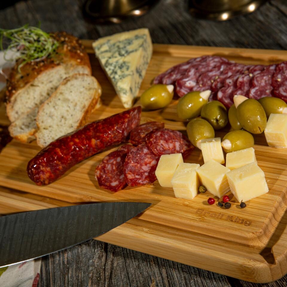 Broil King Bamboo Baron Cutting/ Serving Board - 68428 - Charcutterie - Lifestyle thumbnail
