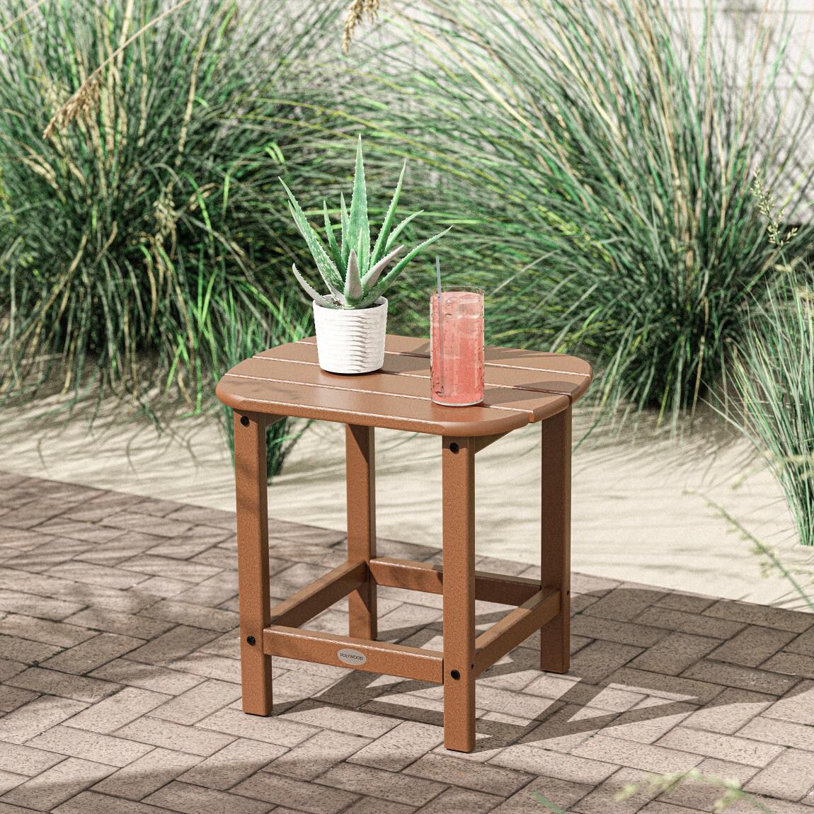 POLYWOOD SBT18TE South Beach 19 X 15-Inch Side Table thumbnail