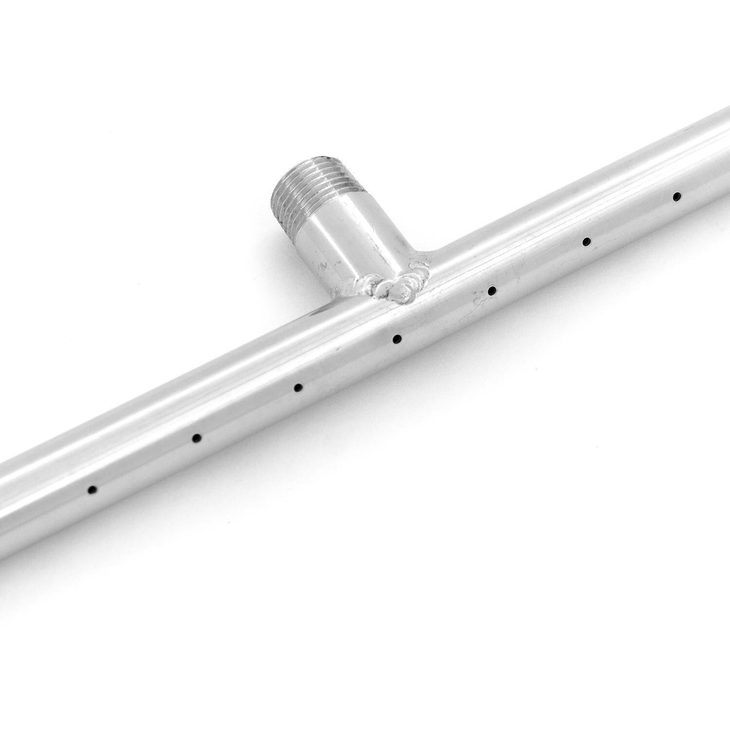 BBQGuys Signature Series 48-Inch Propane T-Style Burner - Stainless Steel - Gas Connection thumbnail