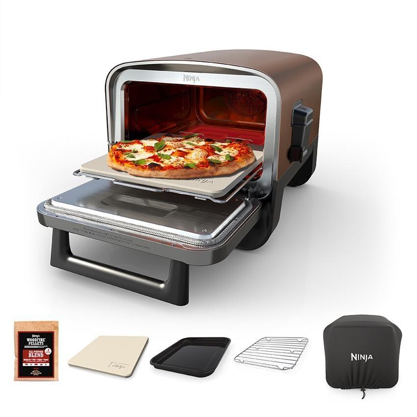 Shark Ninja - OO102 - Ninja Woodfire Pizza Oven, 6-in-1 Outdoor Oven - Items Included thumbnail