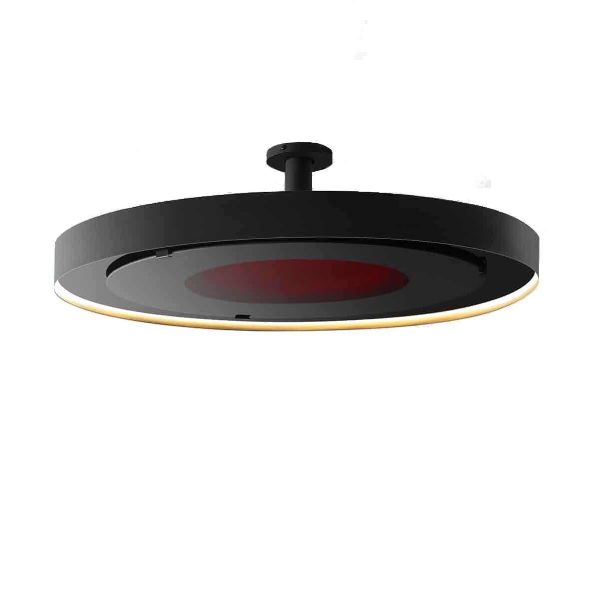 Bromic Heating BH3230001 Eclipse 8-Inch Straight Ceiling Pole - Heater Not Included - Lifestyle thumbnail