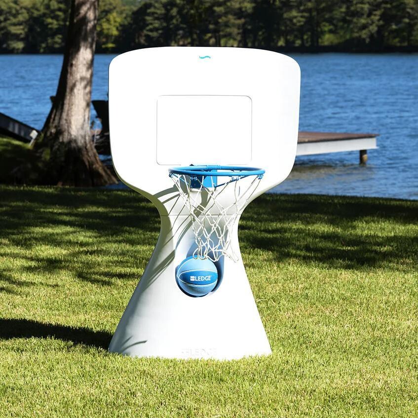 Ledge Lounger Hoopstr Basketball Goal - On Ground - Lifestyle thumbnail