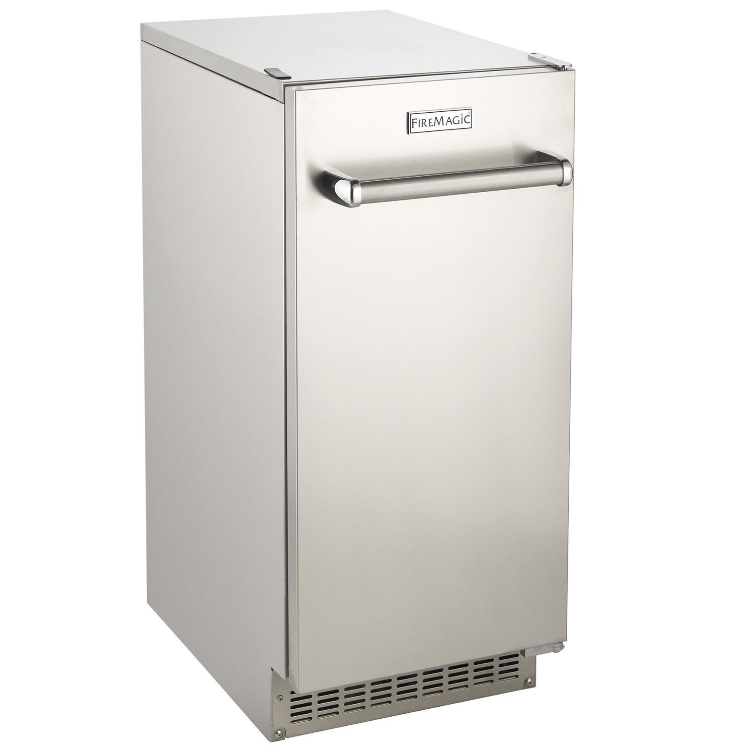 Fire Magic 63 Lb. 15-Inch Built-In / Freestanding Outdoor Ice Maker With Gravity Drain - Stainless Steel - 3597 thumbnail