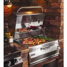 Fire Magic Legacy 24-Inch Built-In Smoker Charcoal Grill - 12-SC01C-A image