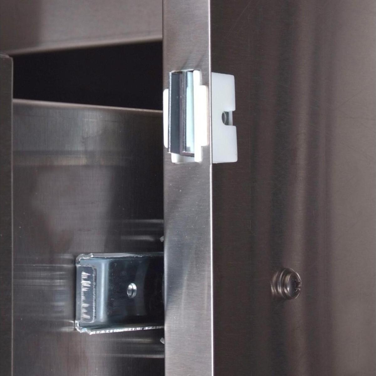 BBQ Guys Stainless Steel Kamado Cart - Magnetic Door Latch thumbnail