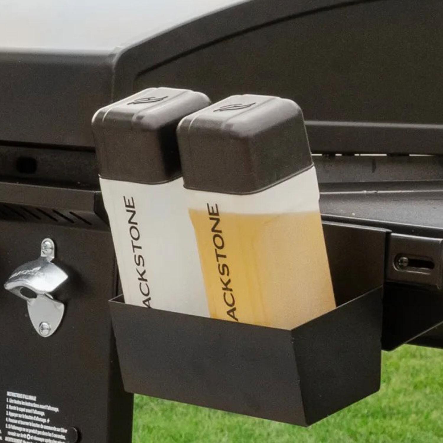 Blackstone 2322 36 Inch Griddle W/ Hood - Side Storage for Seasonings - Detail thumbnail