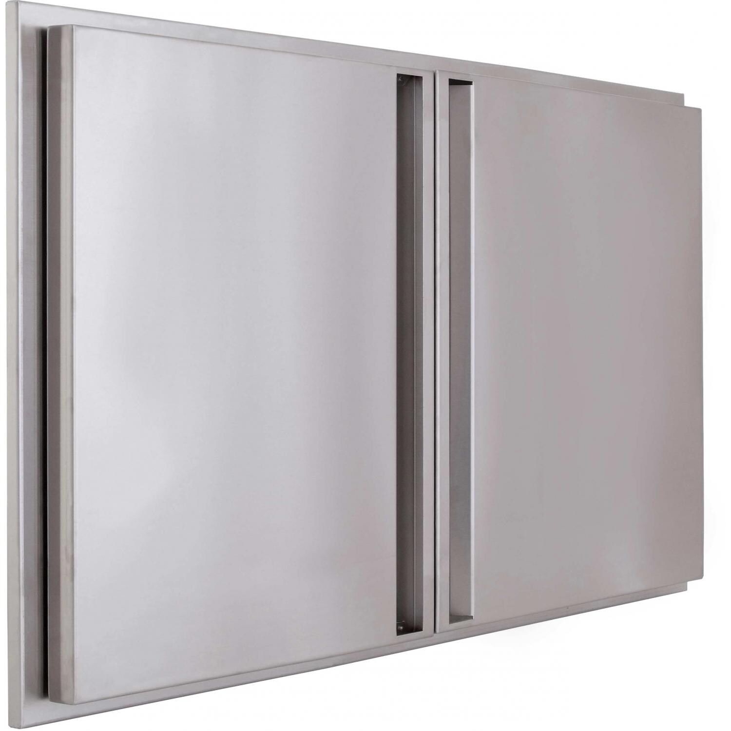 BBQGuys Aspen Raised Series 42-Inch Stainless Steel Double Access Door - DISCONTINUED
