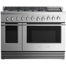 Fisher Paykel Professional (Formerly DCS) 48-Inch 6-Burner Natural Gas Range With Grill - RGV2-486GLN N image