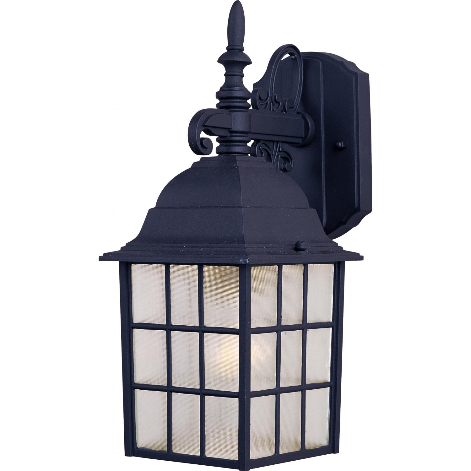 Maxim North Church 1051BK 100W 14-Inch One Light Outdoor Wall Light - Black thumbnail