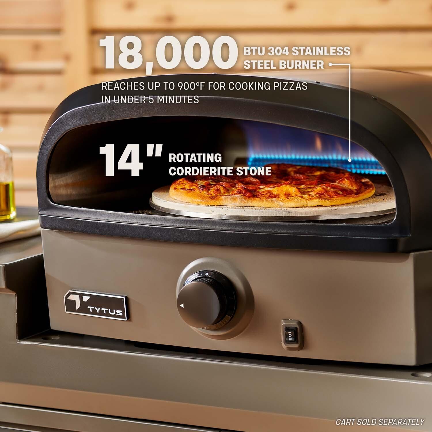 TYTUS TDT-GHS-GPZA Emberwood Propane Pizza Oven - Capacity - Detail thumbnail
