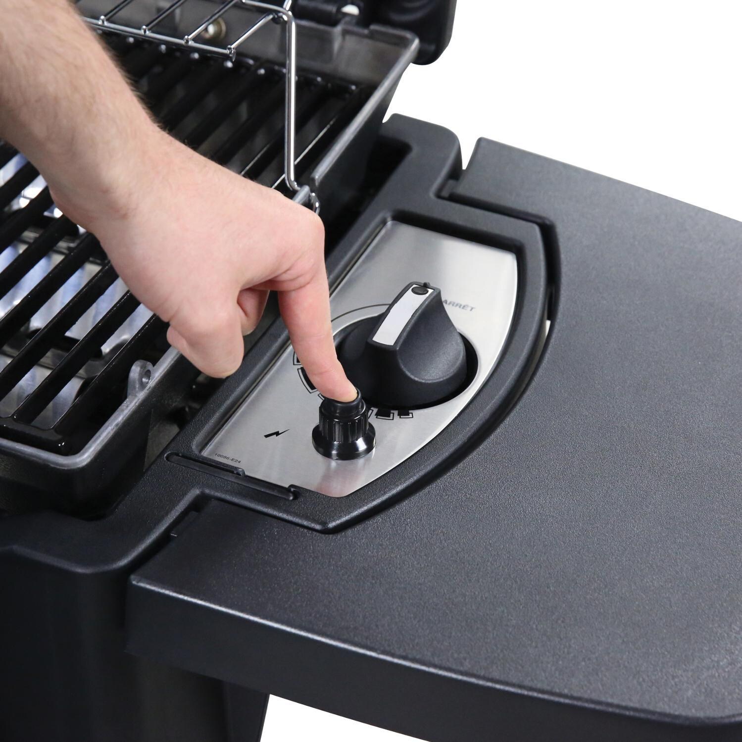 Broil King Porta-Chef 120 Portable Propane Gas Grill - Sure-Lite Push Button Ignition - Detail thumbnail