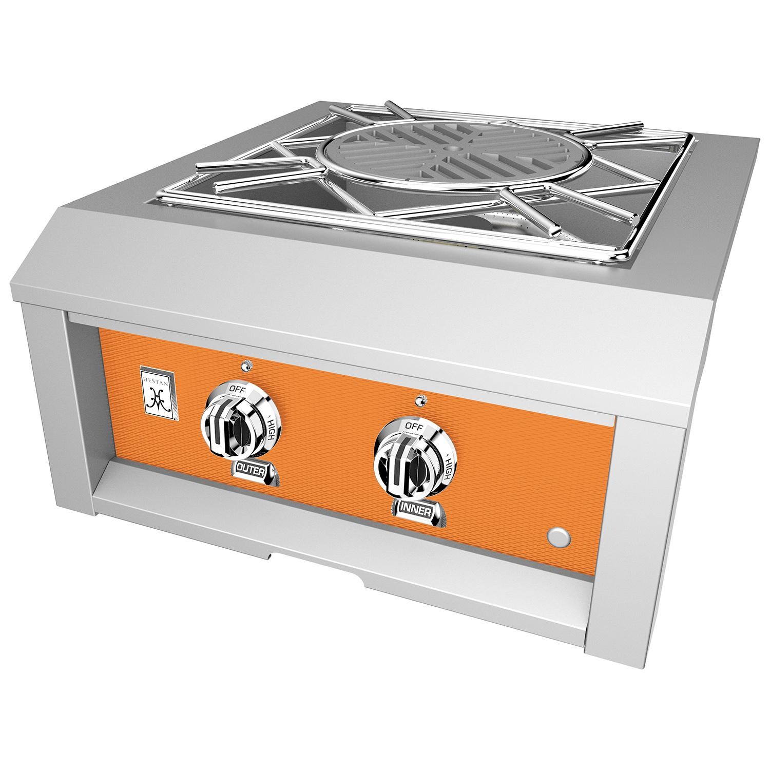 Hestan Built-In Power Burner - Natural Gas - Citra - AGPB24-NG-OR