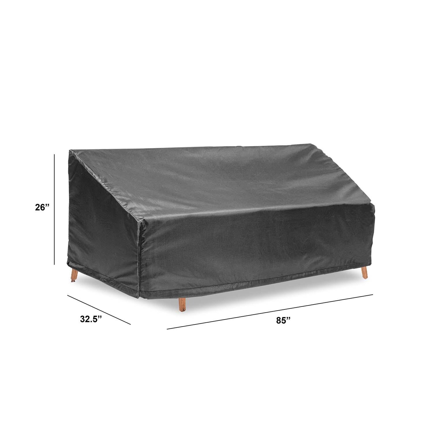 Weather Resistant Cover for Medium Sofa by Lakeview Outdoor Designs - White Background thumbnail