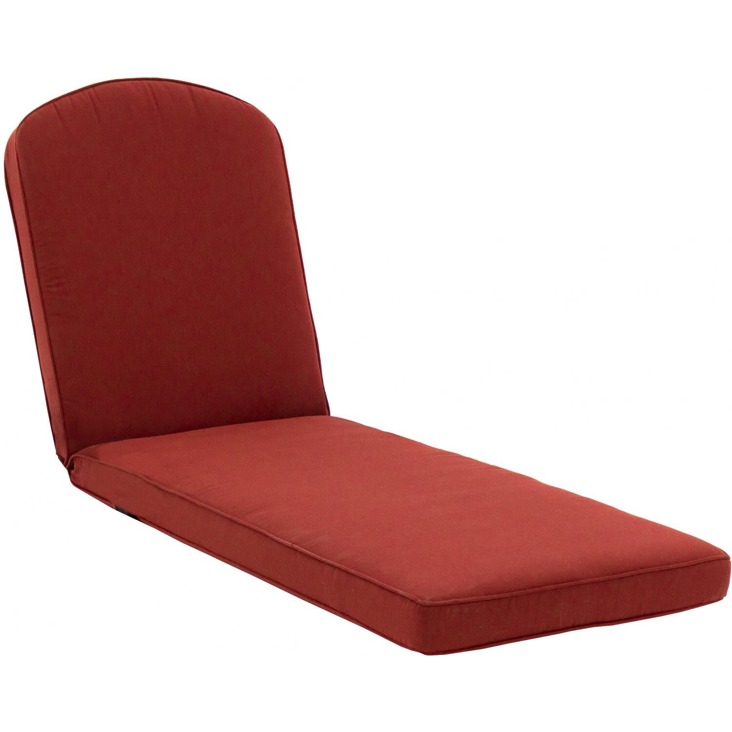 Sunbrella Canvas Henna Extra Long Outdoor Replacement Chaise Lounge