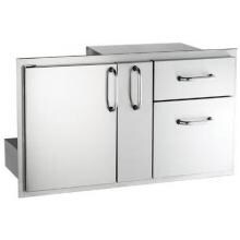 Fire Magic Select 36-Inch Access Door With Platter Storage And Double Drawer - 33816S image