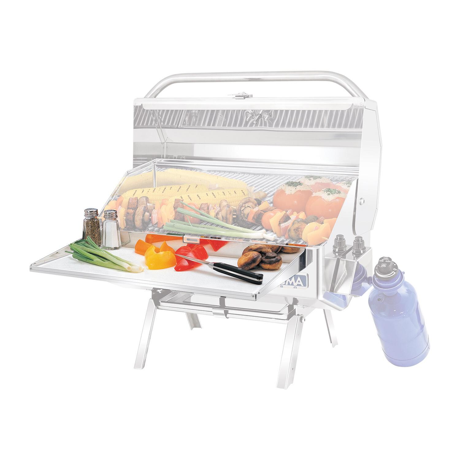 Magma A10-902 Serving Shelf with Removable Cutting Board for Rectangular Grills thumbnail