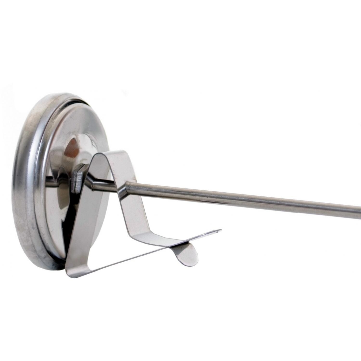 Bayou Classic Thermometers 12 Inch Stainless Steel Fry Thermometer - 5025 - Thermometer Clip View thumbnail