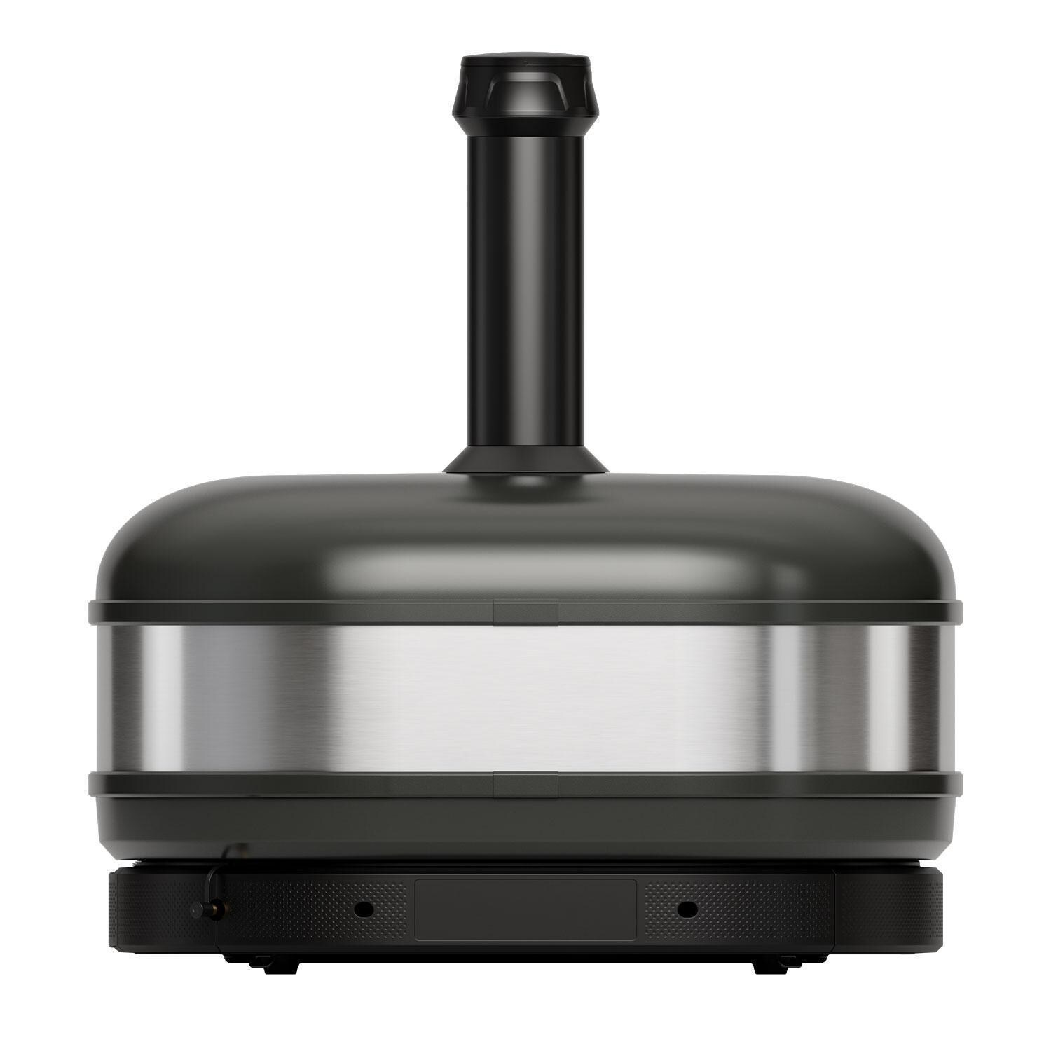 Gozney GMPOBUS1825 Dome XL Gen 2 Propane Pizza Oven - Off Black - Rear View - White Background thumbnail