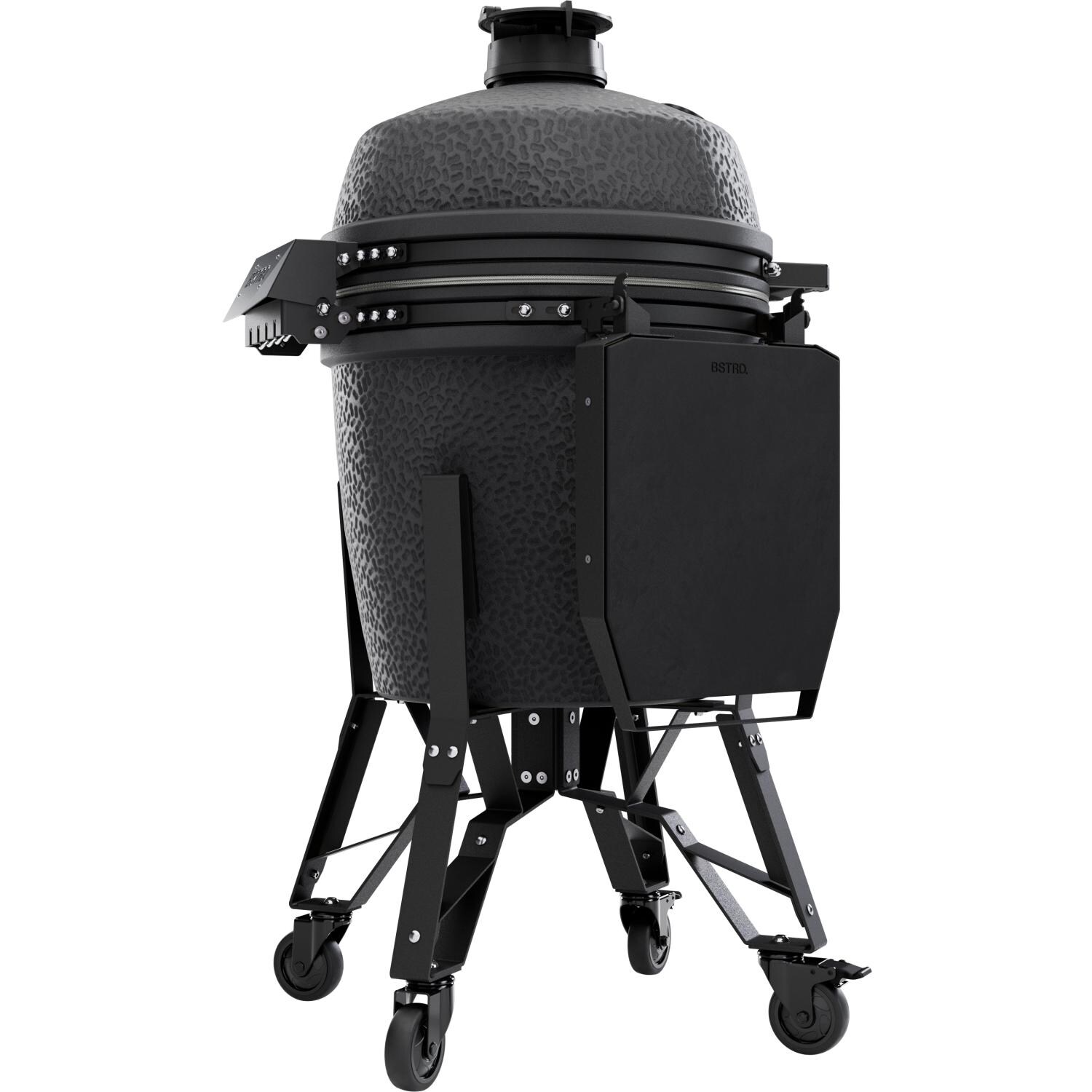 BSTRD.PRO BP301G-USA Large Complete Kamado Grill in Graphite - Side - White Background thumbnail
