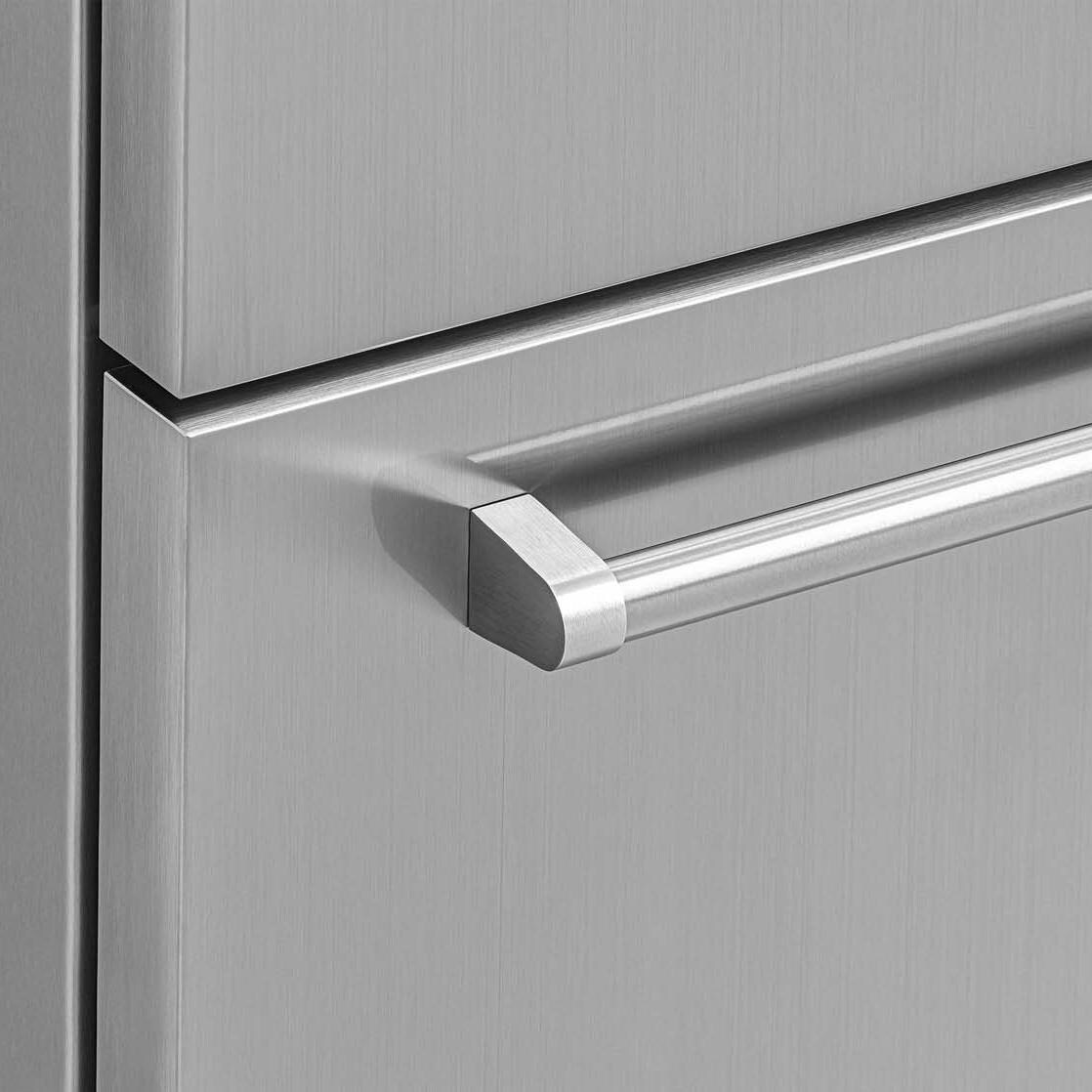 NewAir NCR040SS00 24 Inch 80 Can 20 Bottle Dual Drawer Commercial Built-in Outdoor Wine and Beverage Cooler - Stainless Steel - Handle - Detail thumbnail