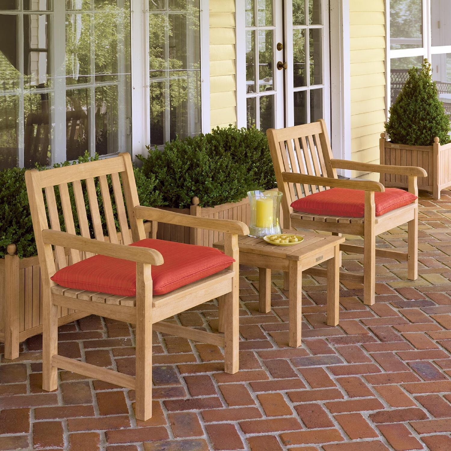 Oxford Garden Classic Natural Teak Dining Chair - Porch thumbnail