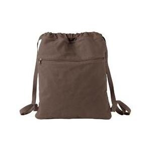 Pigment-Dyed Canvas Cinch Sack Java
