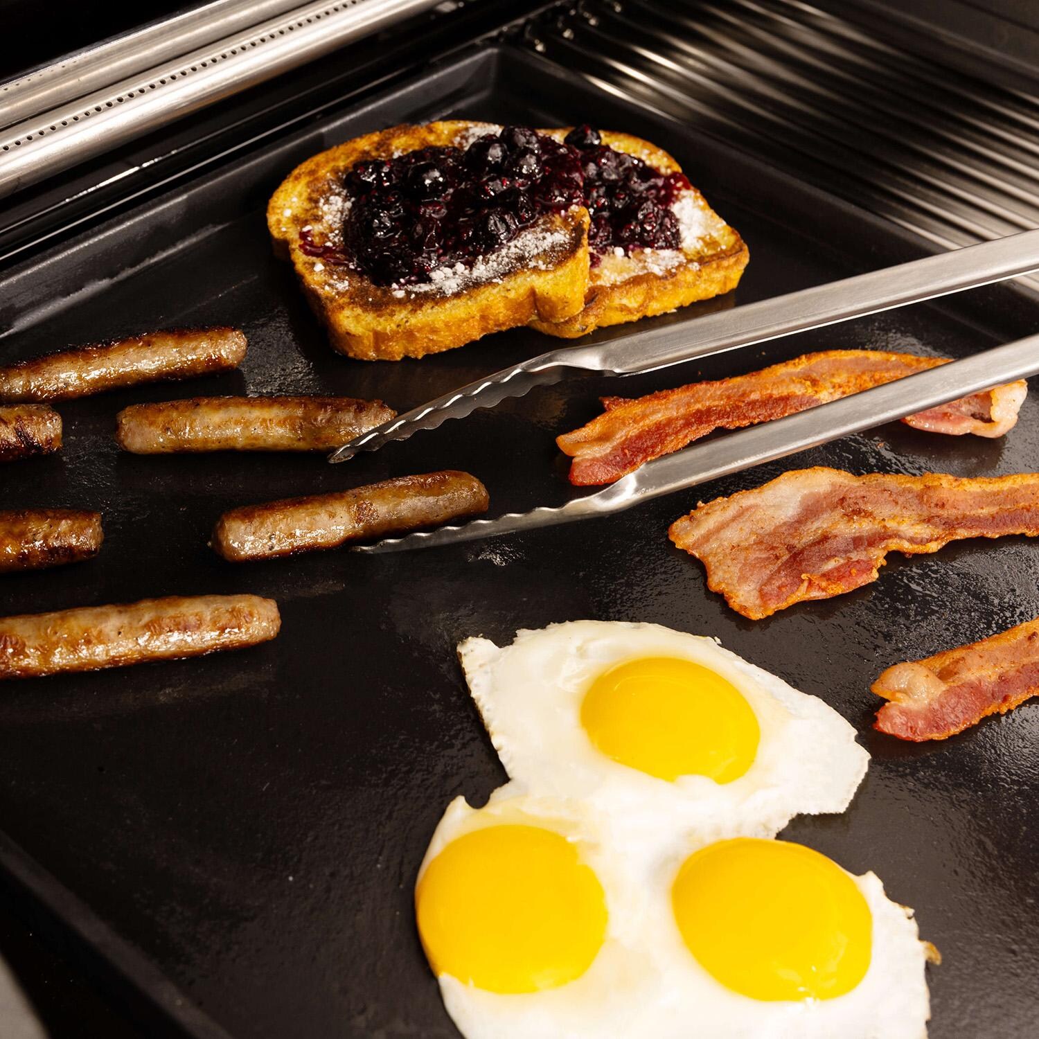 Broil King Porcelain Imperial/ Regal Plancha - 11339 - Cooking Breakfast - Lifestyle thumbnail