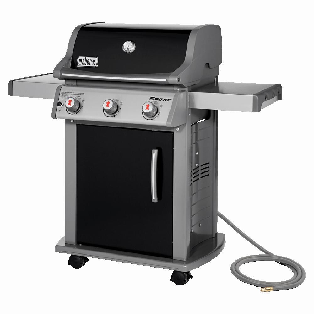 Weber - 47510001 - Spirit E-310 Freestanding Natural Gas Grill - Black - Angled Left thumbnail