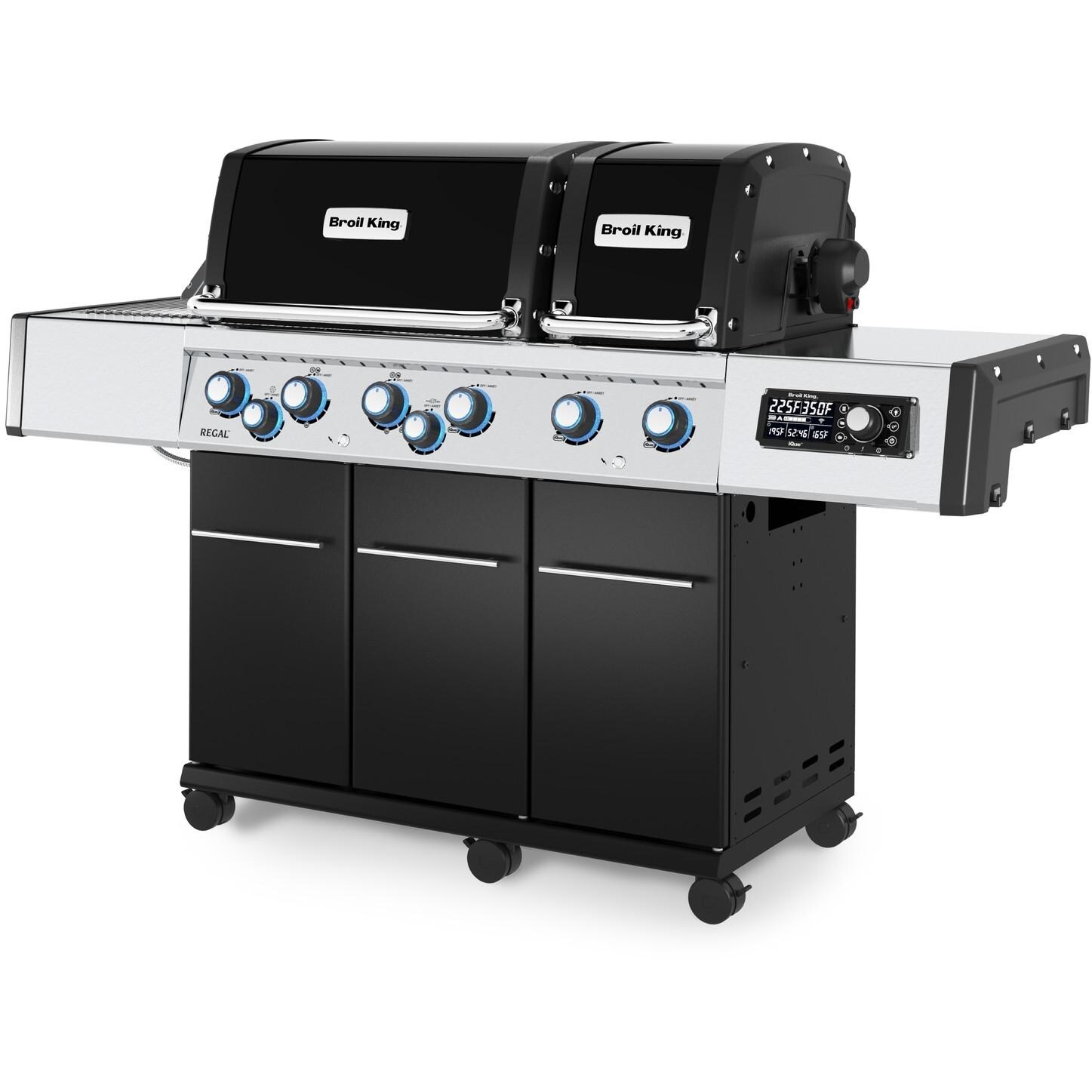 Broil King 689244 Regal Q 690 Pro IR Propane Grill - Front Closed - White Background thumbnail