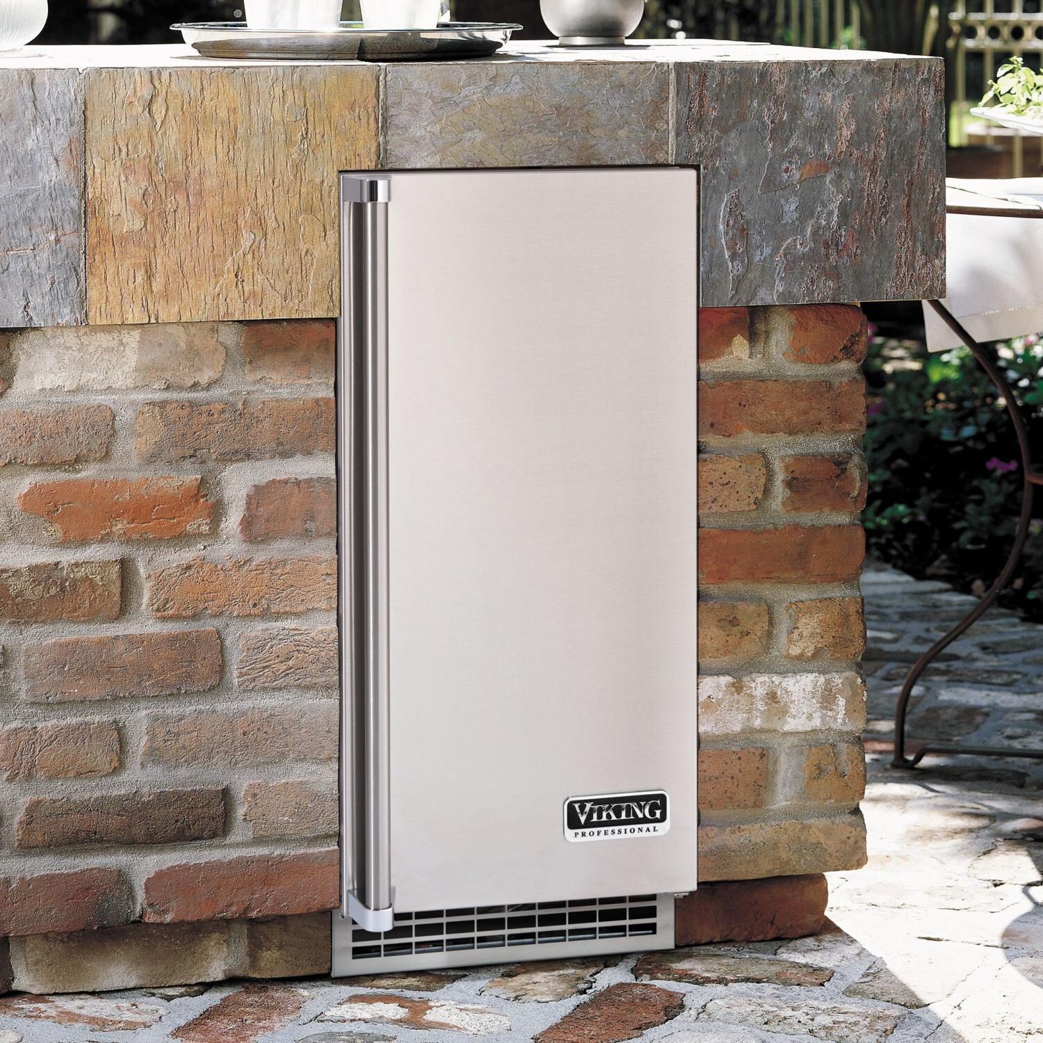 Viking Professional 65 Lb. 15-Inch Outdoor Rated Ice Machine - Custom Panel Ready - Lifestyle thumbnail