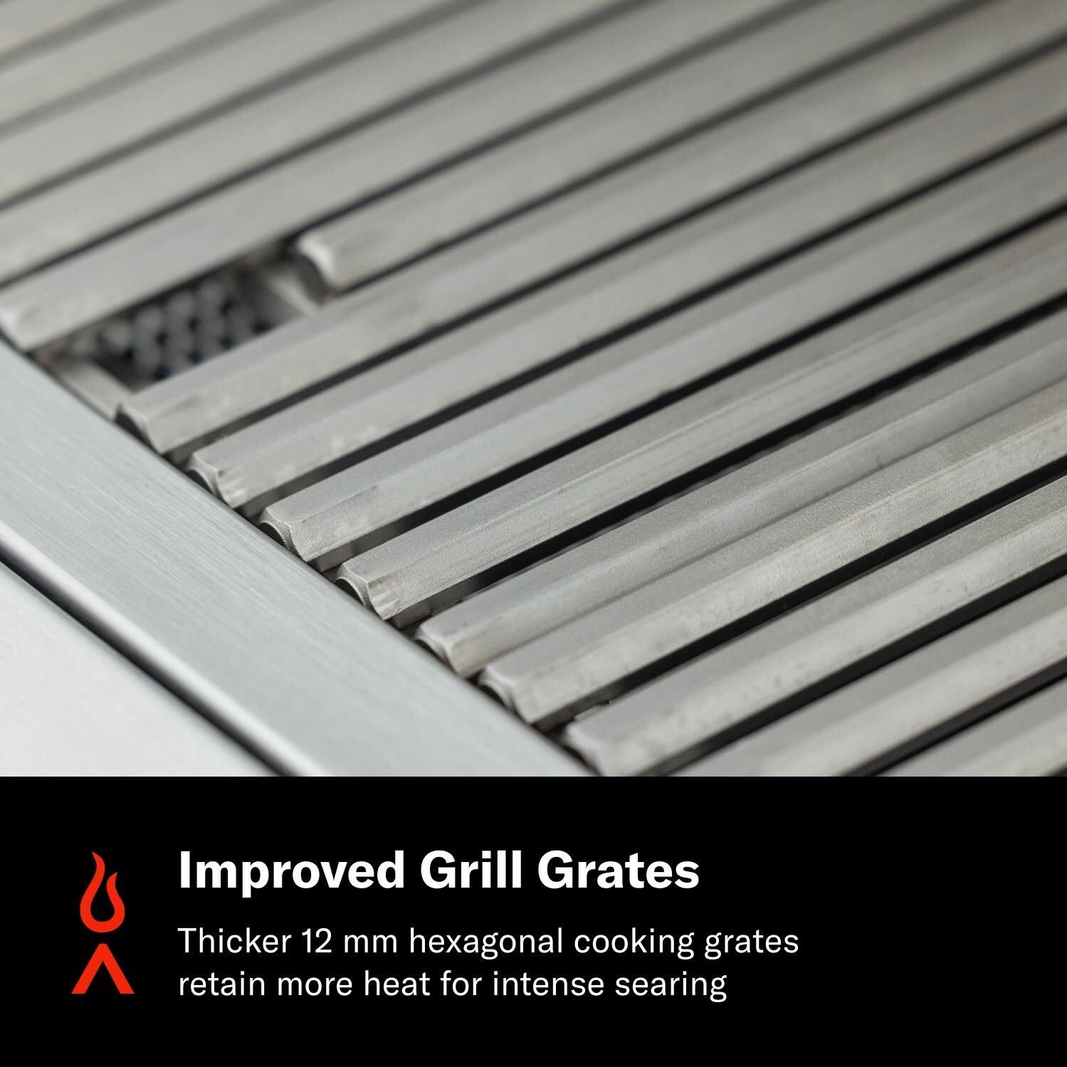 Blaze LTE PRO 32-in 4-Burner Built-In Natural Gas Grill w/ Digital Temperature Screen & Rotisserie - BLZ-4LTEPRO-NG | Grates - Detail thumbnail