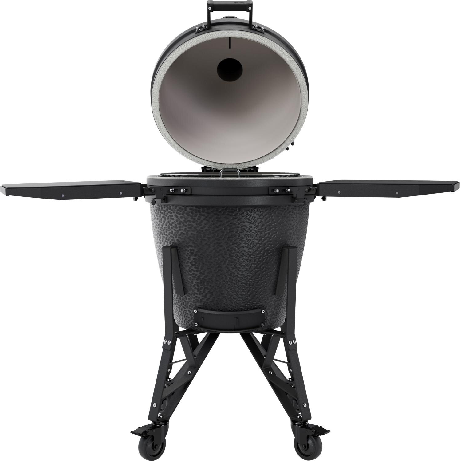 BSTRD.CORE B301G-USA Large Complete Kamado Grill in Graphite - Open - White Background thumbnail