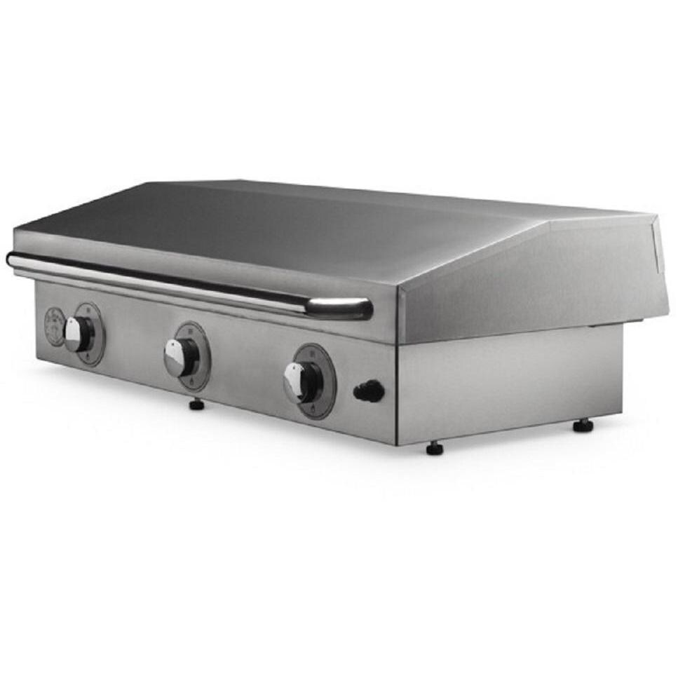 Le Griddle - GFLID105 - Stainless Steel Lid For 41-Inch Ultimate Griddle - On Griddle Closed thumbnail