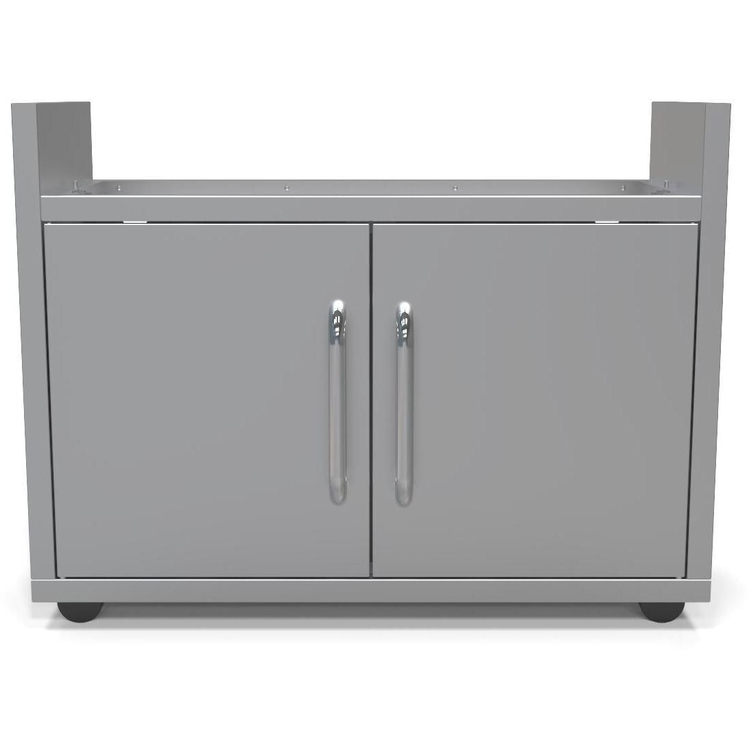 Le Griddle - GFCART105 - Stainless Steel Cart For 41-Inch Ultimate Griddle - With Shelves Folded thumbnail