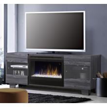 Dimplex Max 62-Inch Electric Fireplace Media Console - Glass Embers - Carbon - GDS25G5-1651CW image