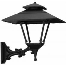 American Gas Lamp Works GL1800 Cast Aluminum Manual Ignition Natural Gas Light With Open Flame Burner And Standard Wall Mount image
